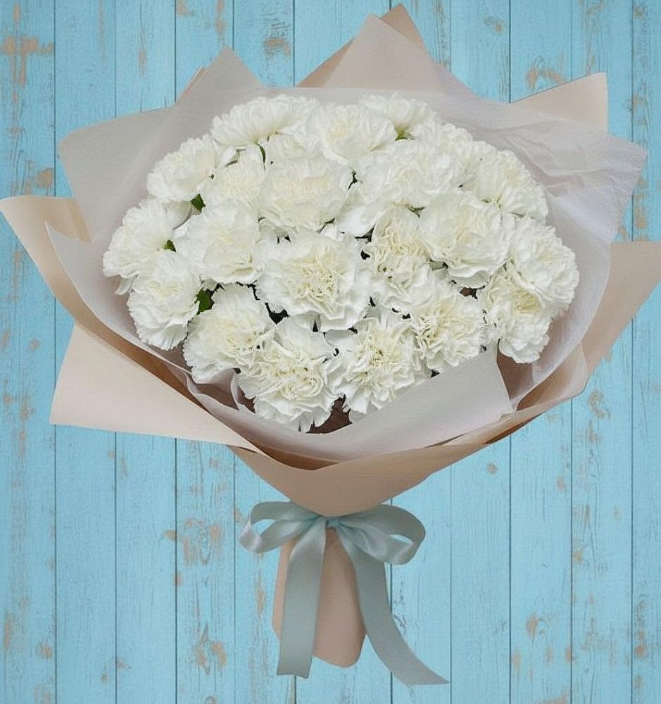 Букет цветов из: Гвоздики в Алхастах