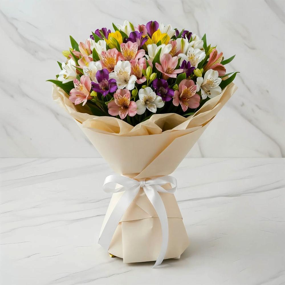 Букет цветов из: Альстромерии в Алхастах