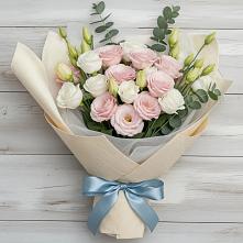 Букет цветов из:  Лизиантусы в Алхастах