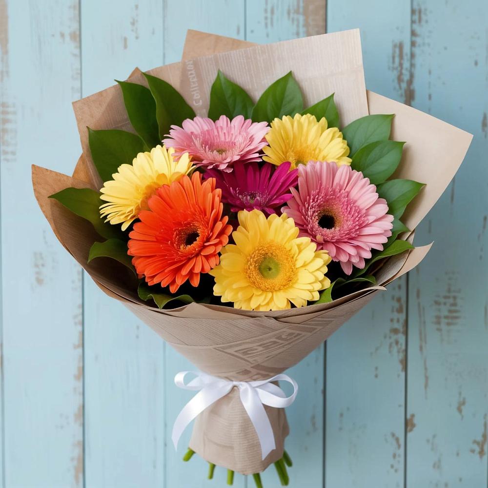 Букет цветов из: Герберы в Алхастах