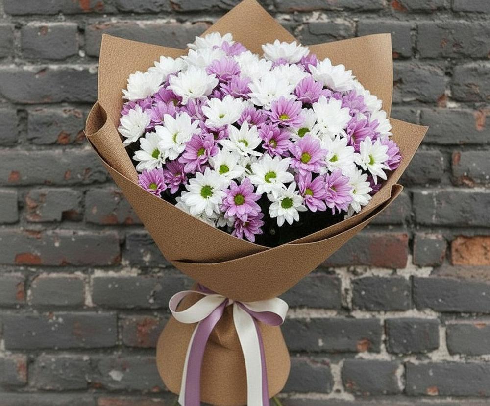 Букет цветов из: Хризантемы в Алхастах