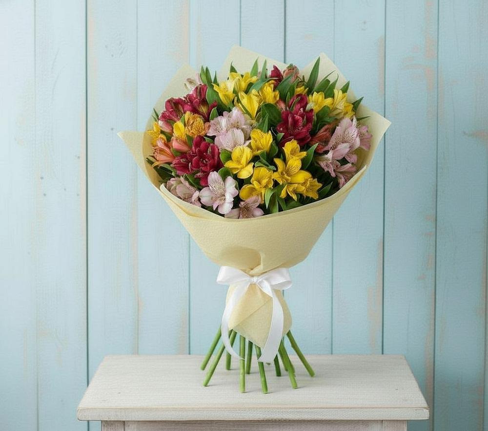 Букет цветов из: Альстромерии в Алхастах