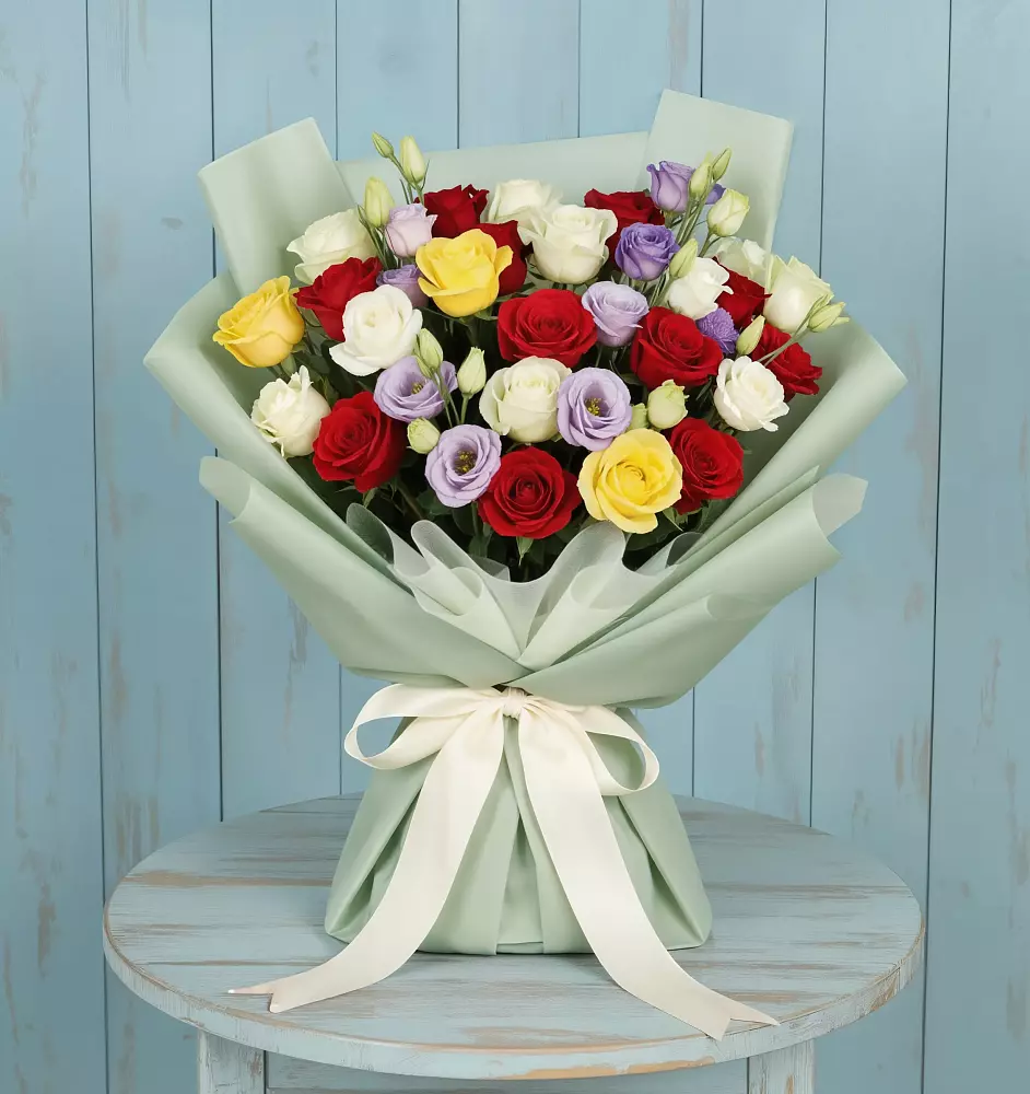 Букет цветов из: Розы в Алхастах